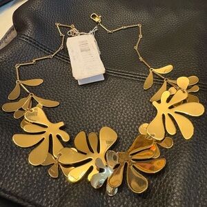 Gold Floral Necklace